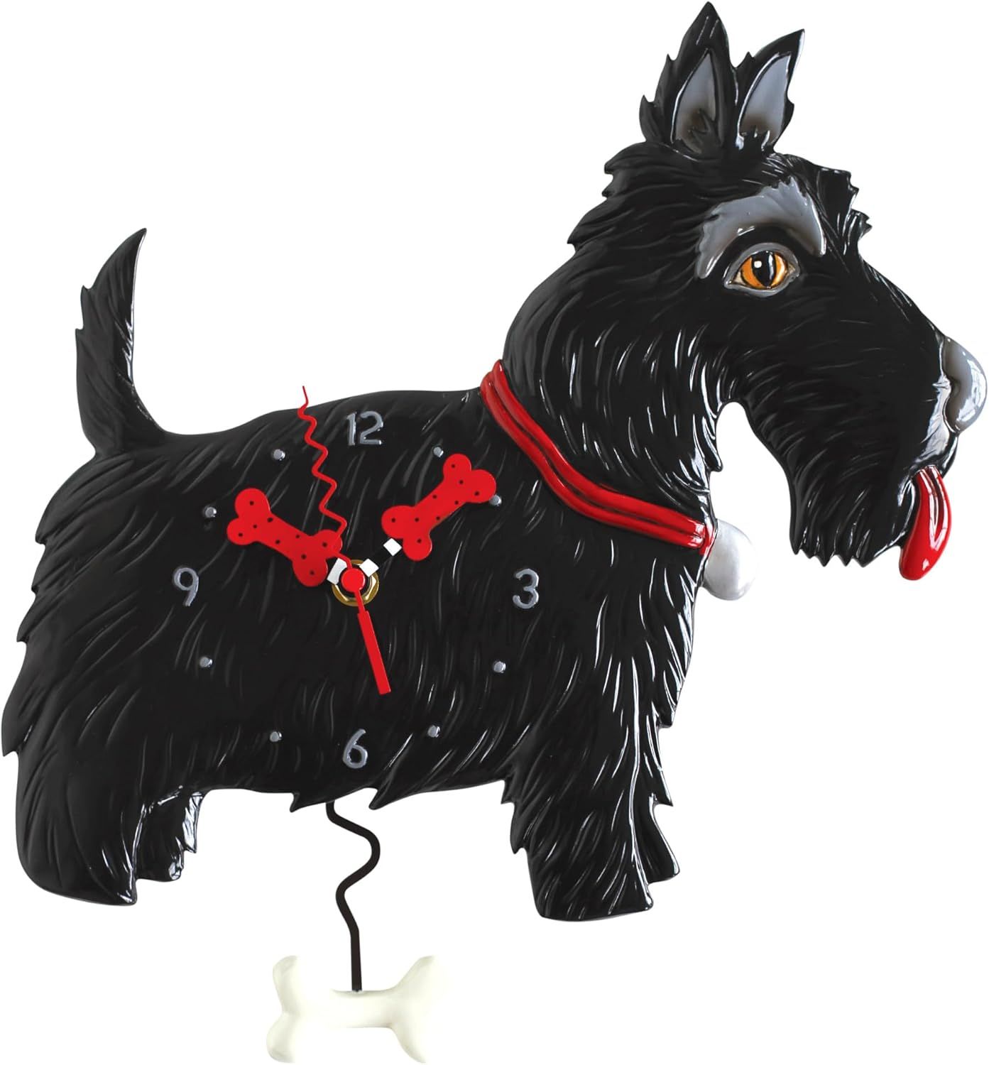 ALLEN DESIGNS Scottie Dog Clock - DISC