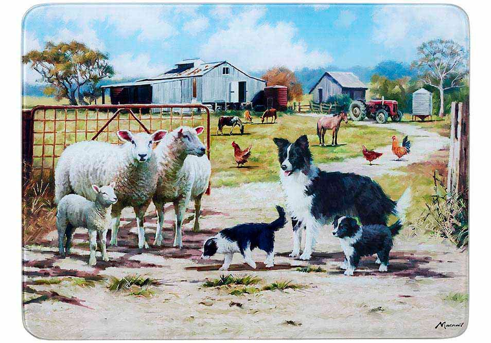 ASHDENE A Farming Life Surface Protector - Farmyard Friends