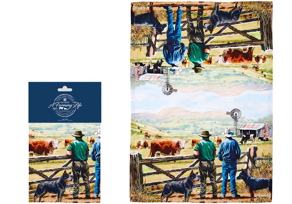 ASHDENE A Farming Life Set of 2 Kitchen Towels - Farmers Assorted