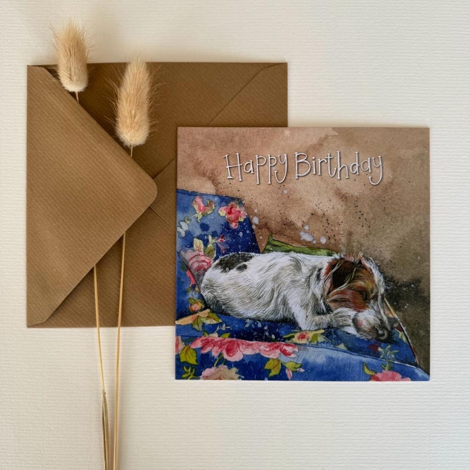 ALEX CLARK Raffy Blank Greeting Card