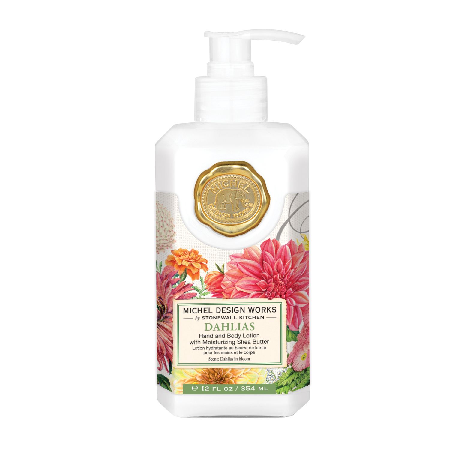 MICHEL DESIGN WORKS Lotion Hand &amp; Body - Dahlias