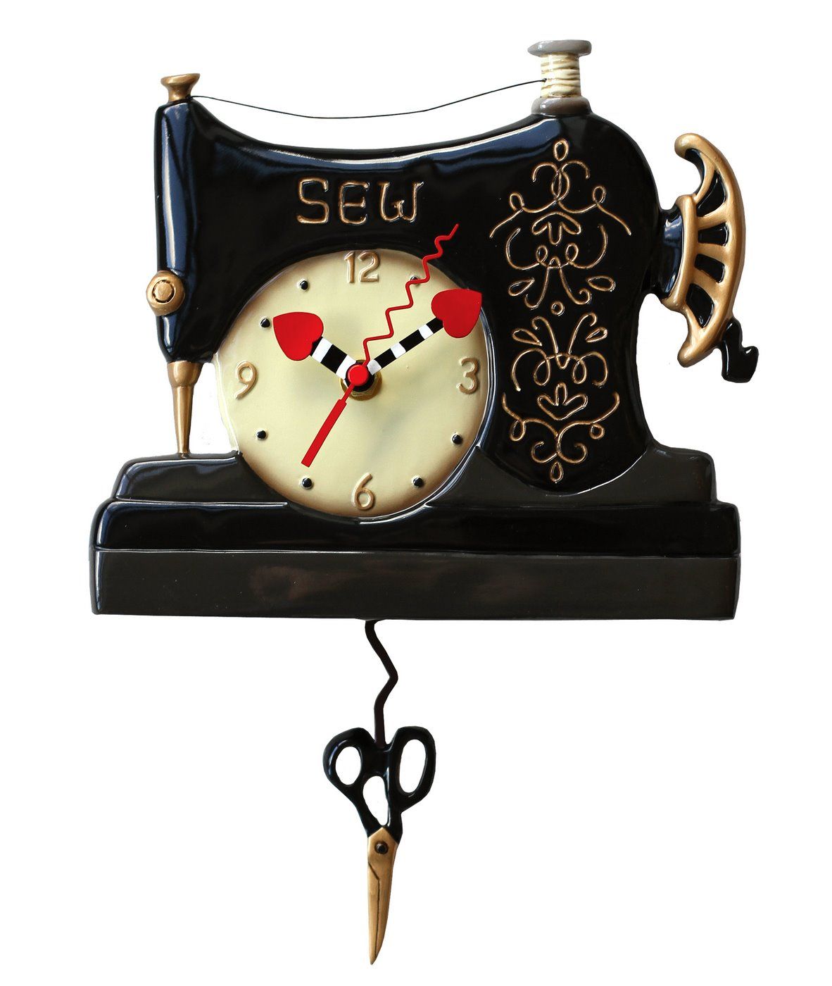 ALLEN DESIGNS Vintage Stitch Clock
