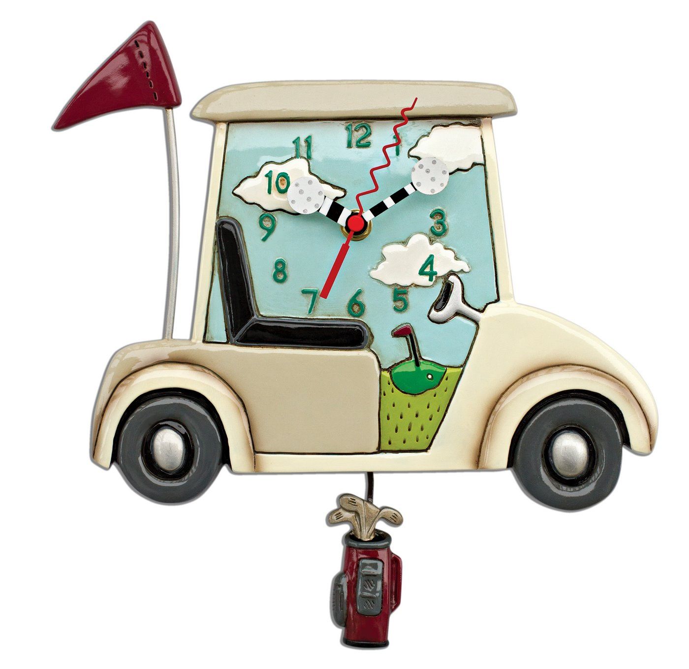 ALLEN DESIGNS Stay The Course Clock