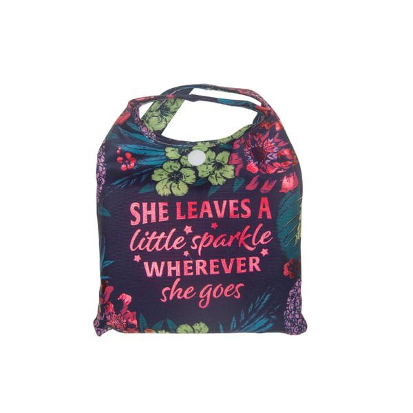 HISTORY &amp; HERALDRY Sparkle Shopper Bag - She leaves a little