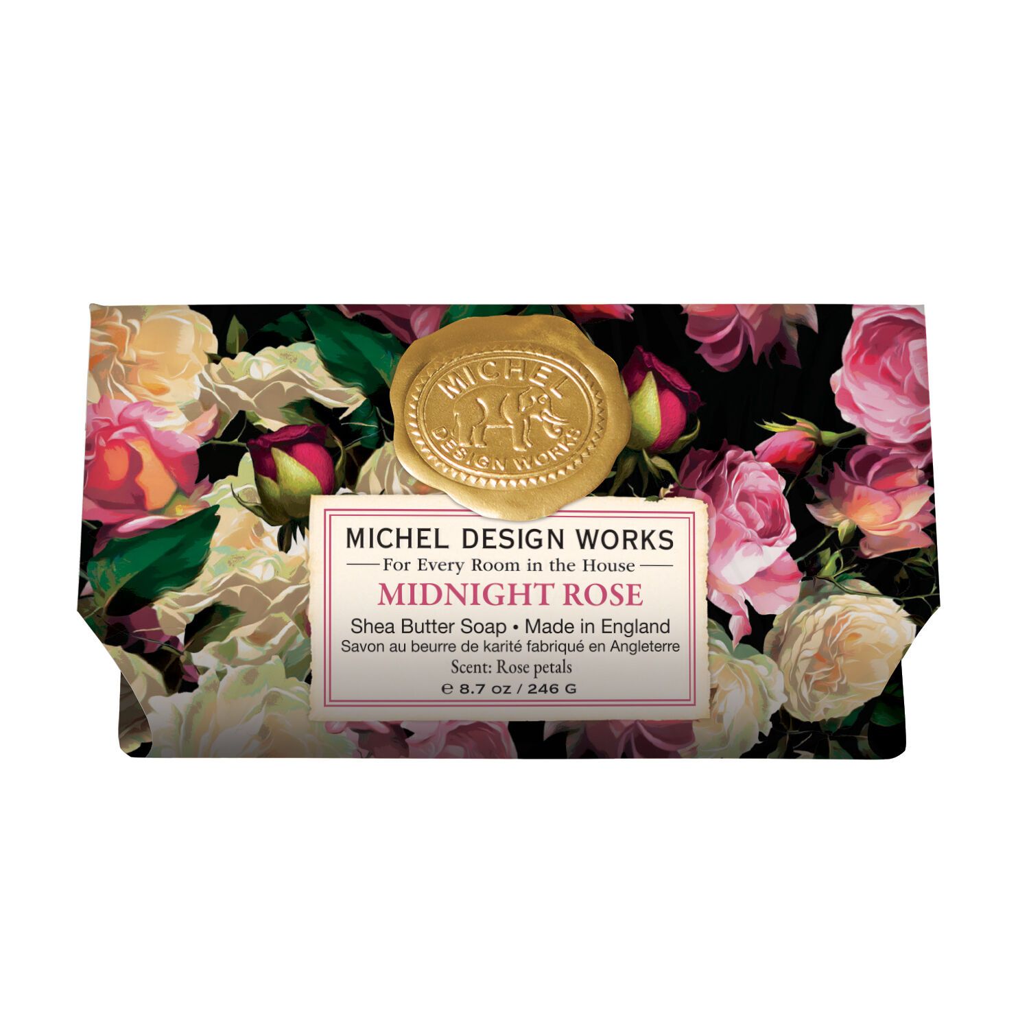 MICHEL DESIGN WORKS Large Soap Bar - Midnight Rose - 246g
