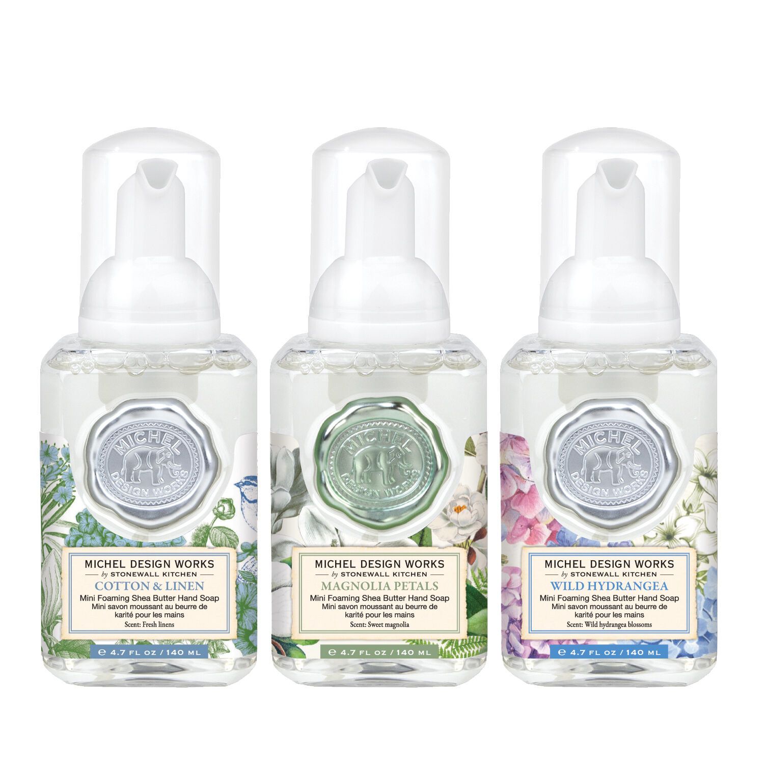 MICHEL DESIGN WORKS Mini Foaming Hand Soap Set - Botanical Bliss - Botanical Bliss