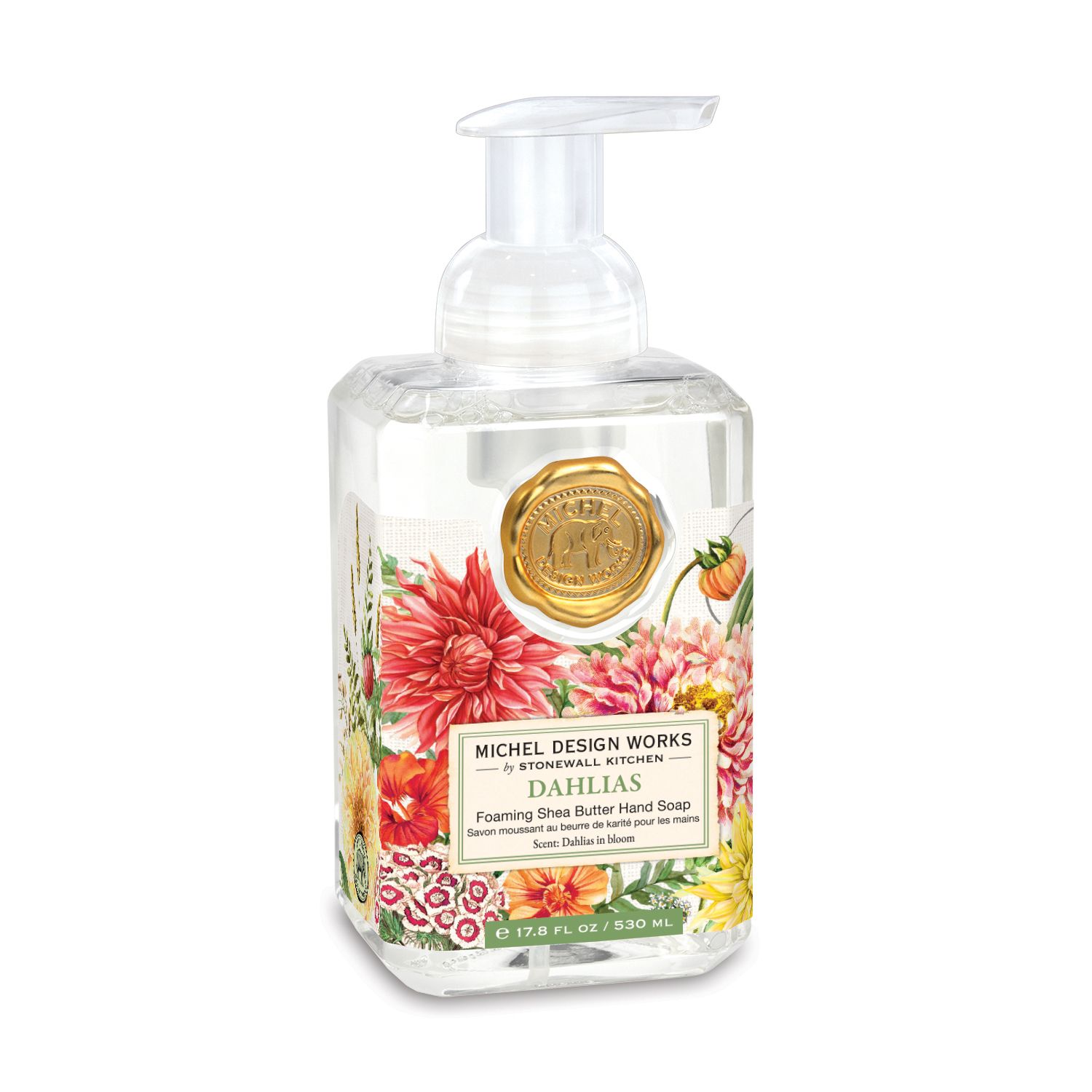 MICHEL DESIGN WORKS Foaming Hand Soap - Dahlias - 530ml