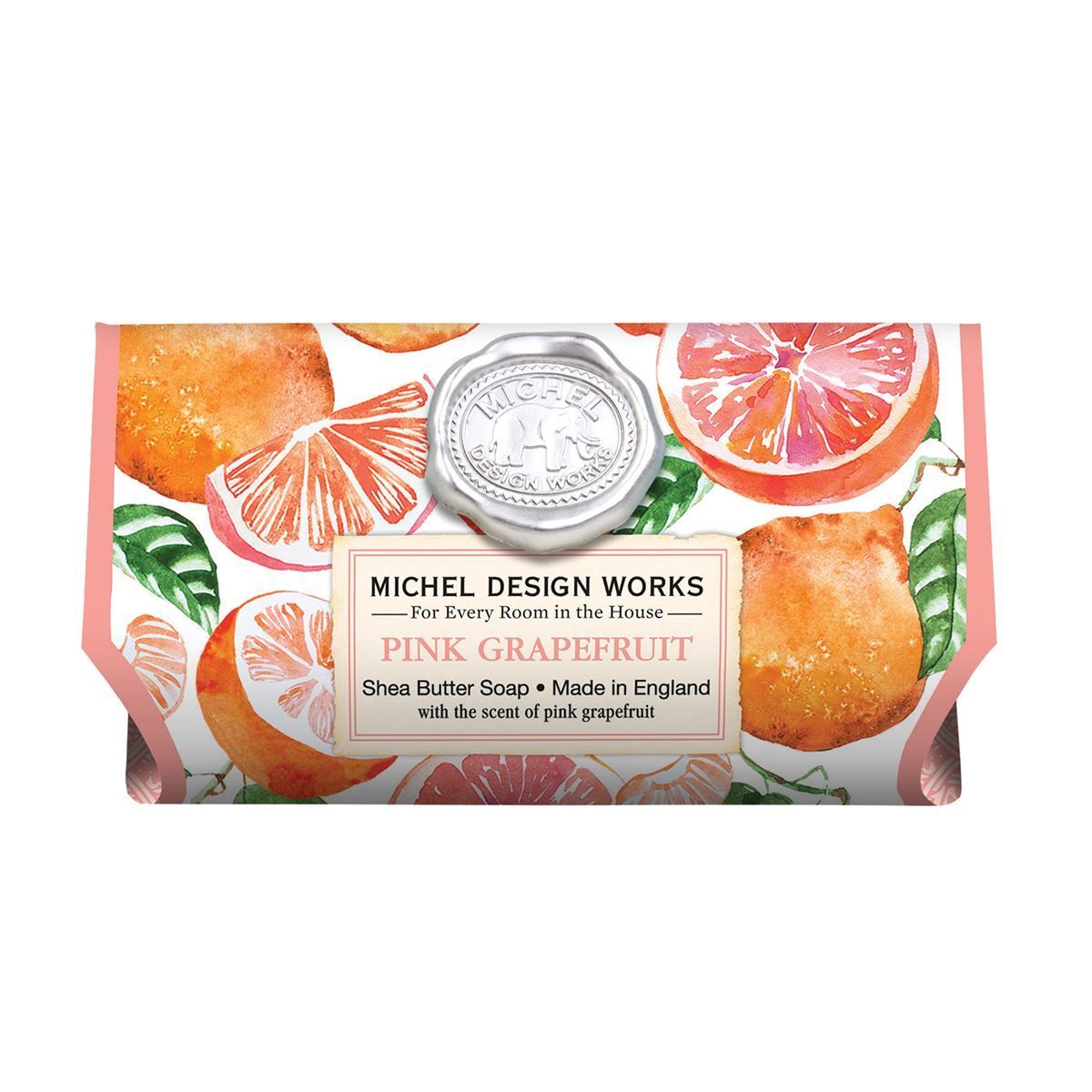 MICHEL DESIGN WORKS Large Soap Bar - Pink Grapefruit - 246g