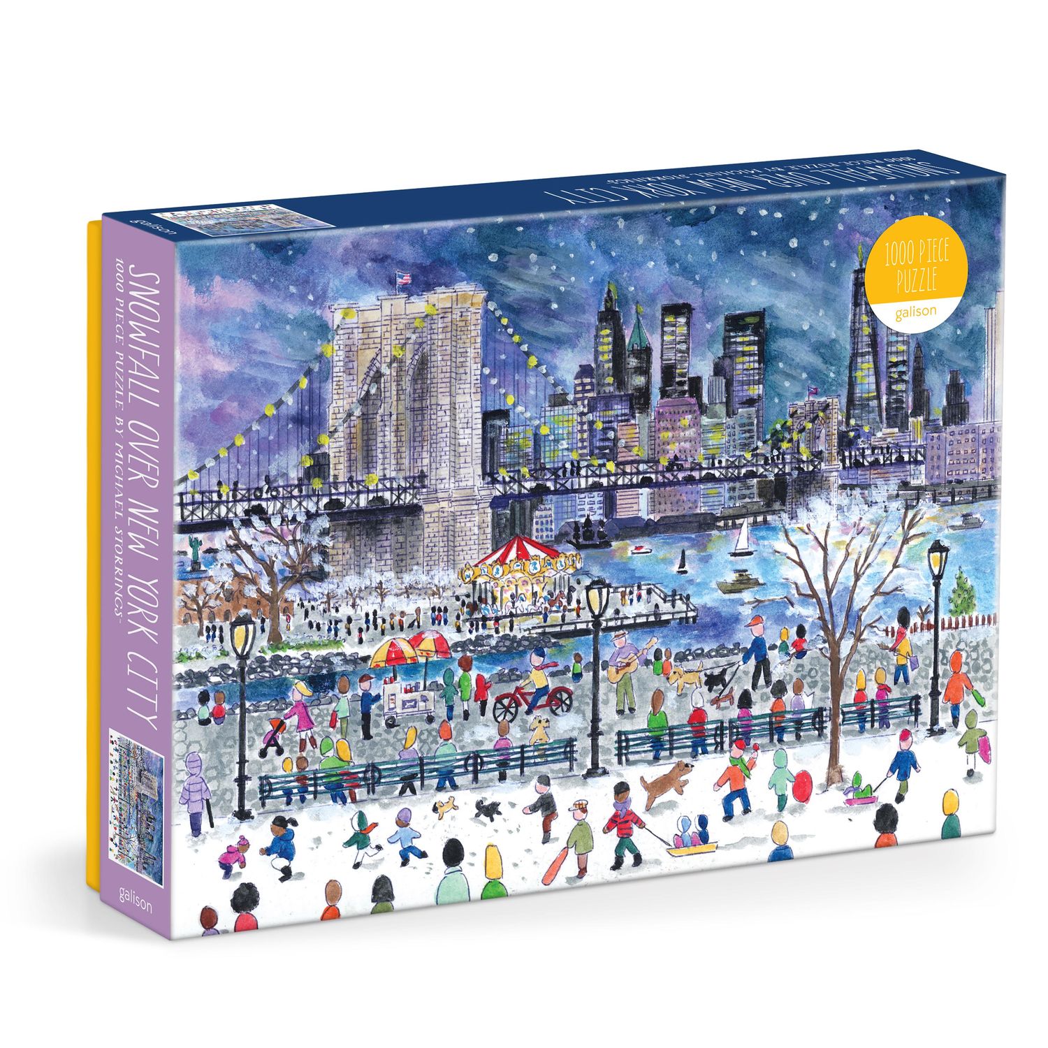 GALISON Michael Storrings NYC Snowfall Puzzle - 1000 Piece
