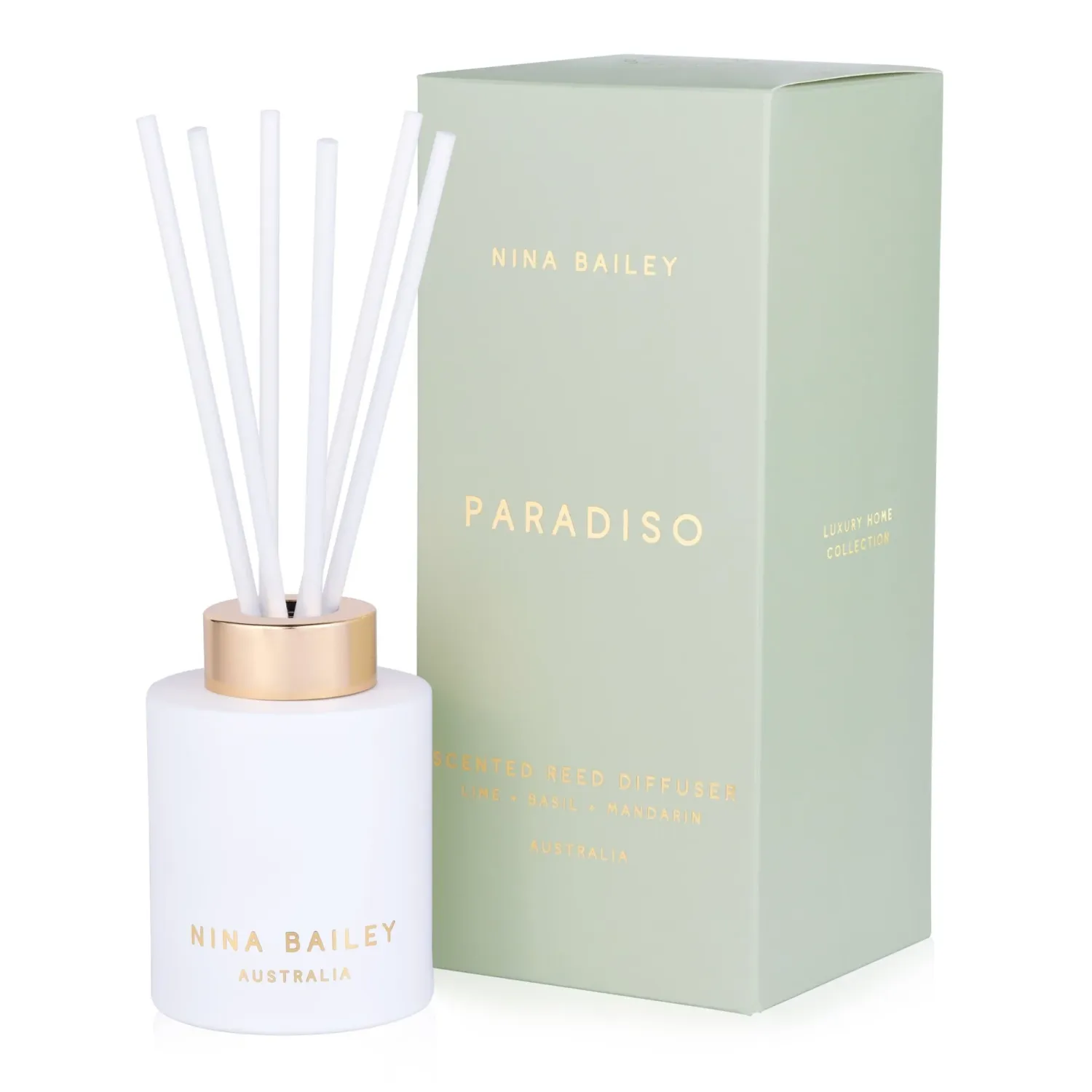 NINA BAILEY Paradiso Luxury Diffuser - Lime Basil Mandarin