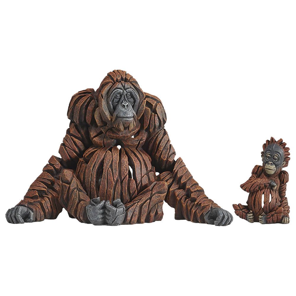 EDGE SCULPTURE Miniature Orangutan Set