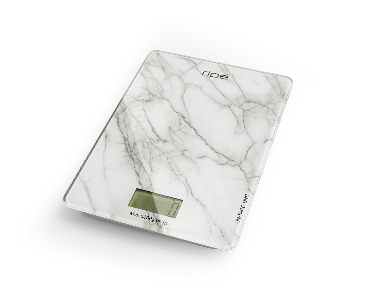 RIPE Kitchen Scale - White Marble 5kg