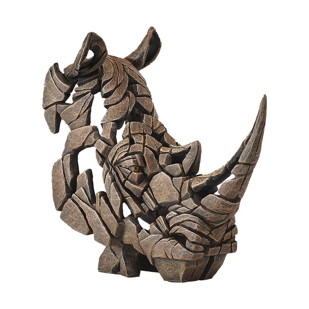EDGE SCULPTURE Miniature Rhinoceros Bust
