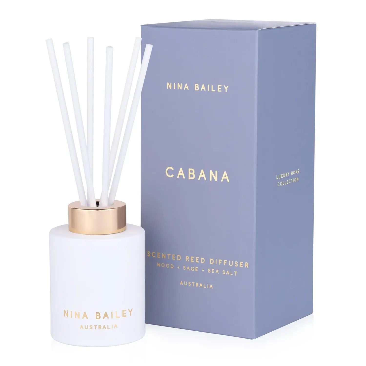NINA BAILEY Cabana Luxury Diffuser - Wood Sage Sea Salt