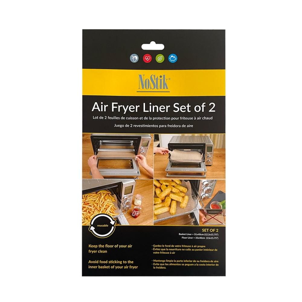 NOSTIK Air Fryer Liner Set Of 2 Rectangular