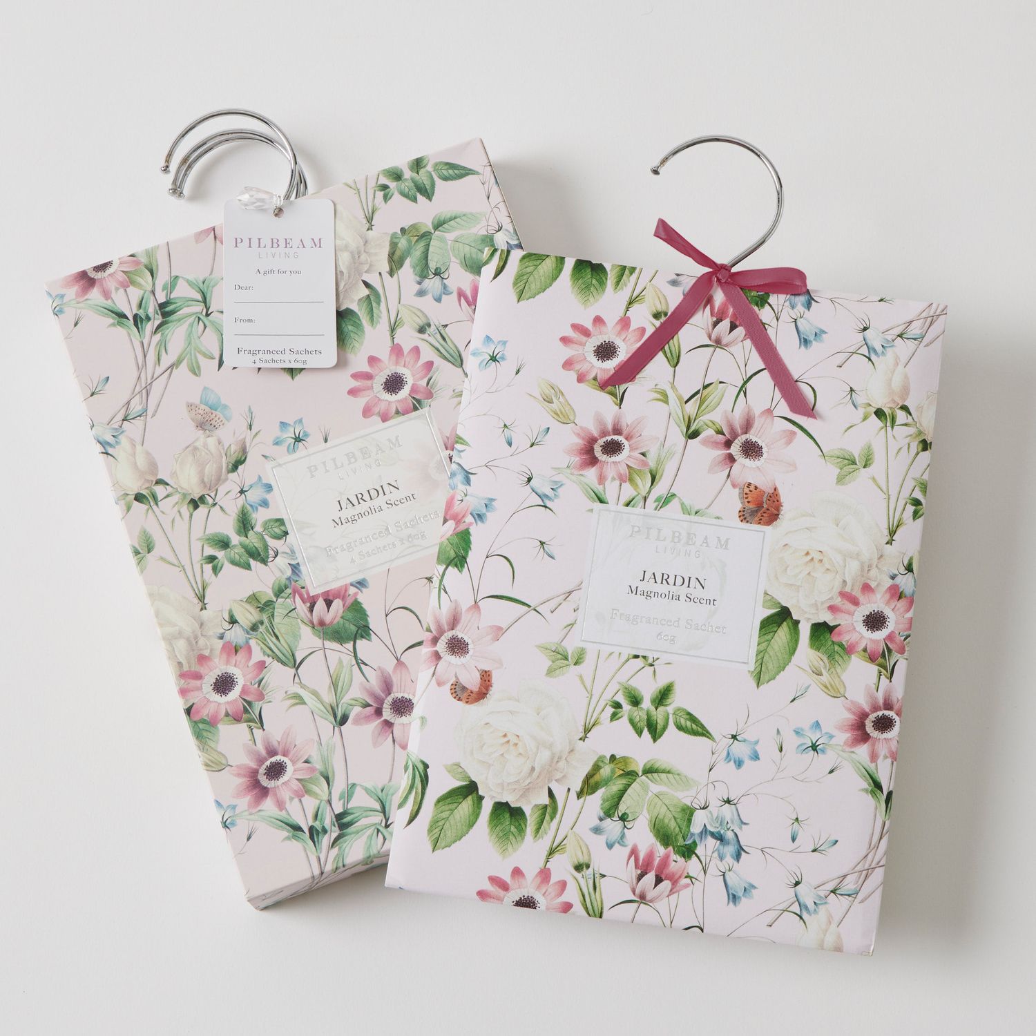 PILBEAM LIVING Jardin Scented Ceramic - Hanging Sachets - Set Of4 - Magnolia