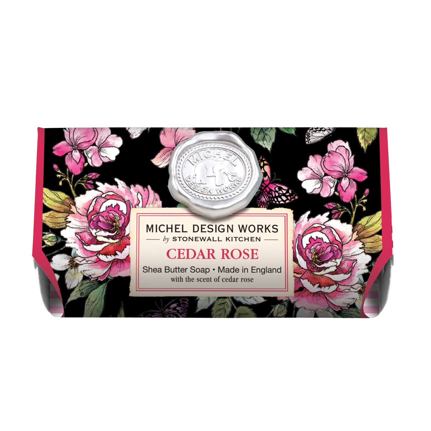 MICHEL DESIGN WORKS Large Soap Bar - Cedar Rose - 246g