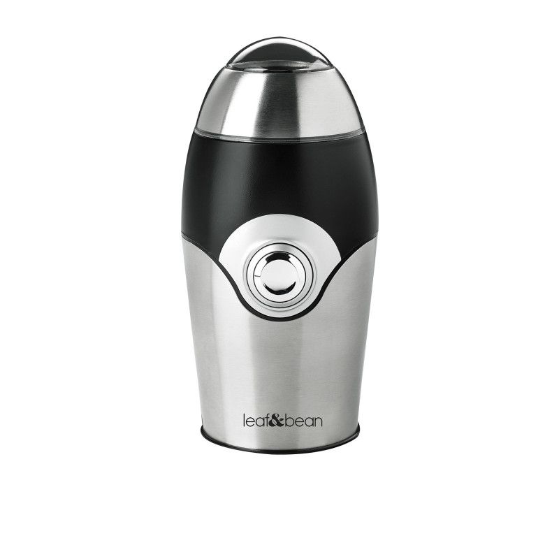 LEAF &amp; BEAN Electric Coffee Grinder 19cm SS