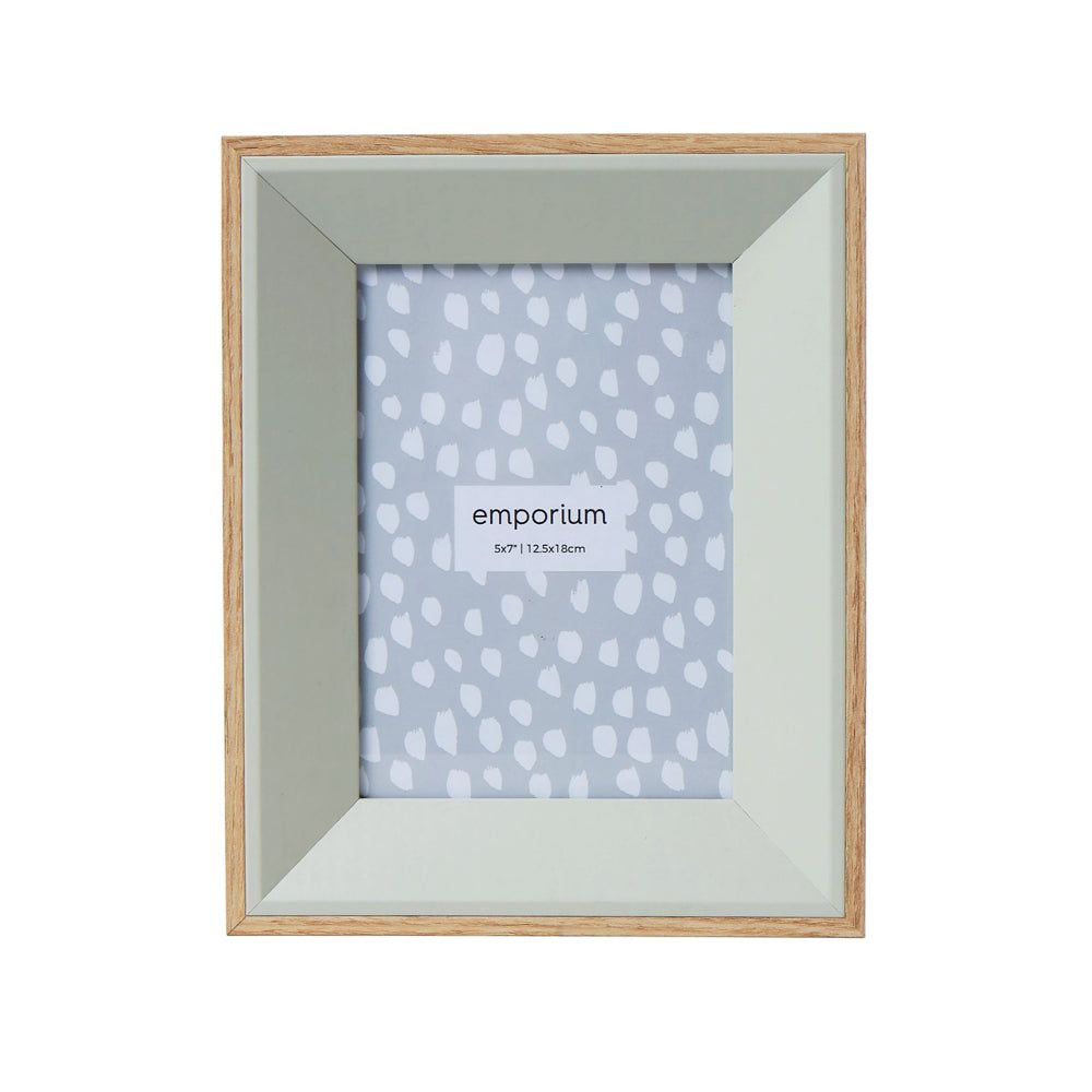 EMPORIUM Wood Photo Frame 5x7" - Mint
