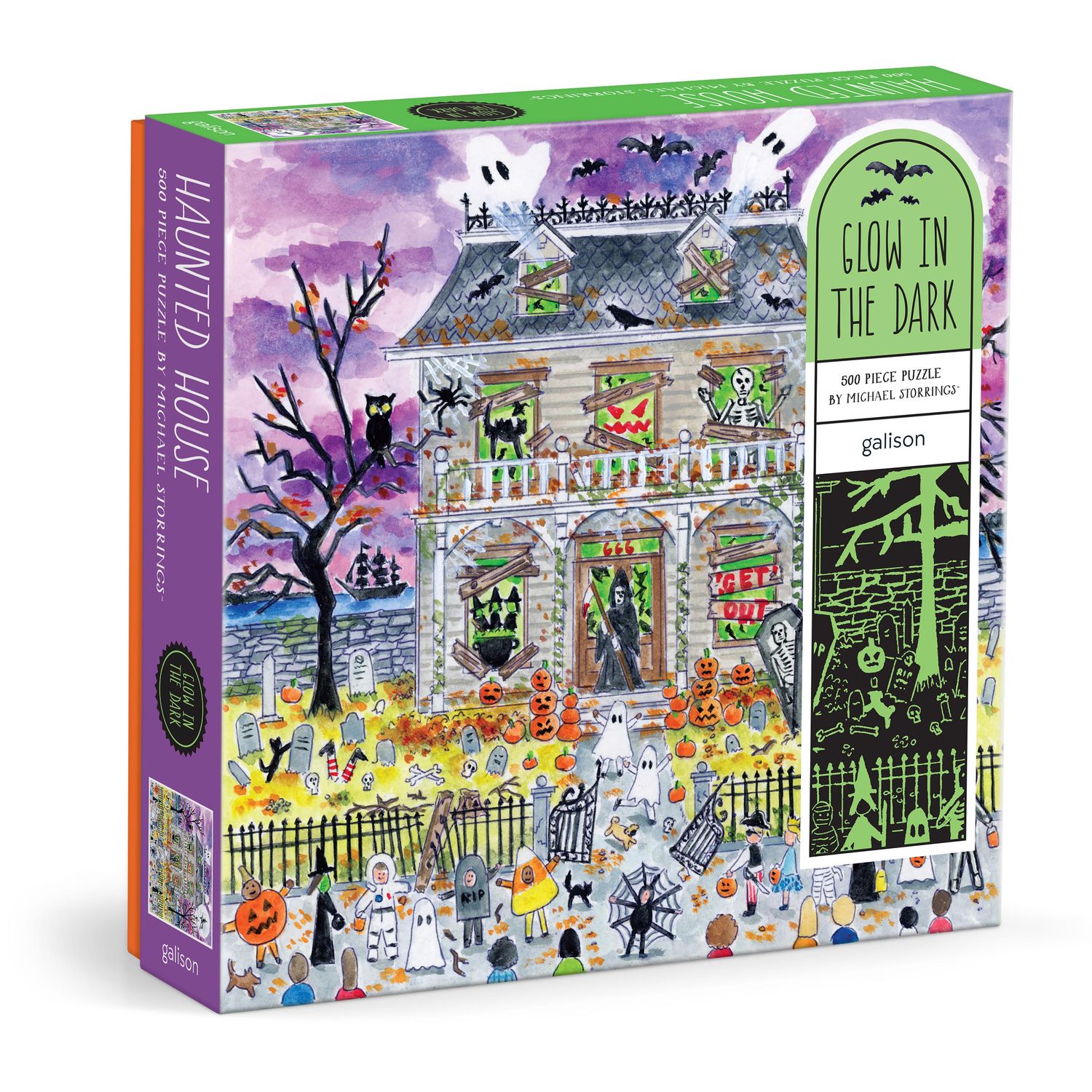 GALISON Michael Storrings Haunted House Glow In The Dark Puzzle - 500p