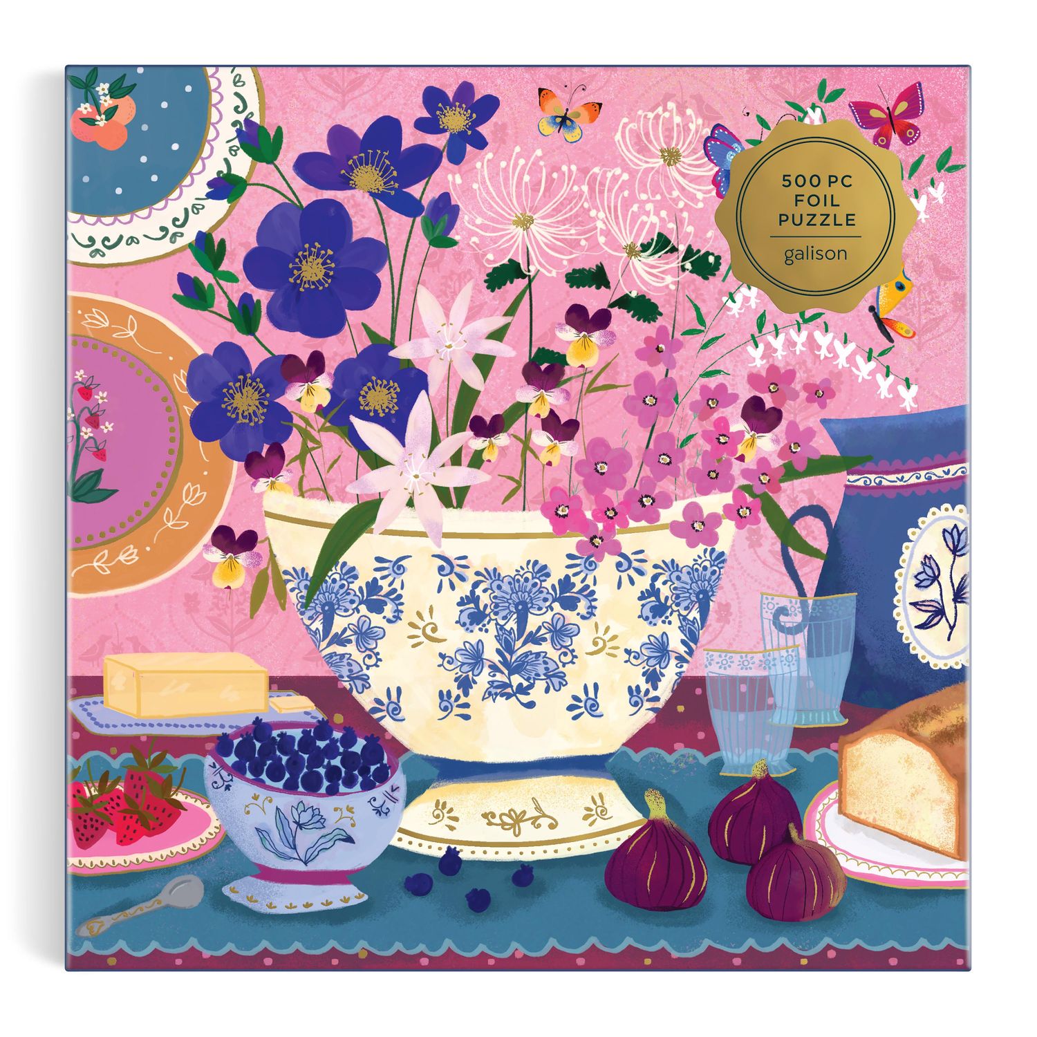 GALISON Joy Laforme Art Ofthe Table Foil Puzzle - 500 Piece