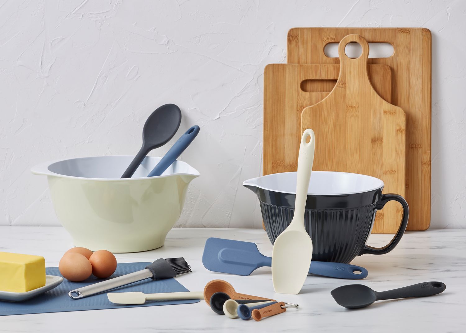 ZEAL Cosy Ergonomic Silicone Spatula 3 Assorted Colours