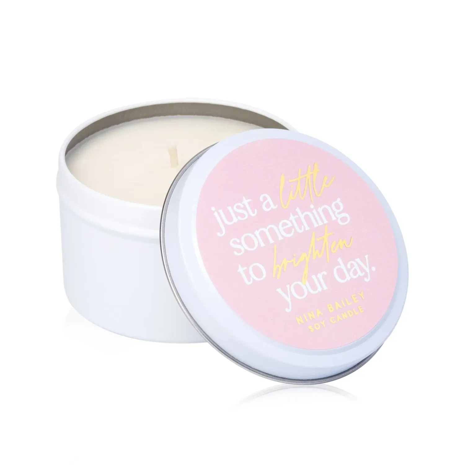 NINA BAILEY Just A Little Something Candle Tin 220g - Wood Sage Sea Salt