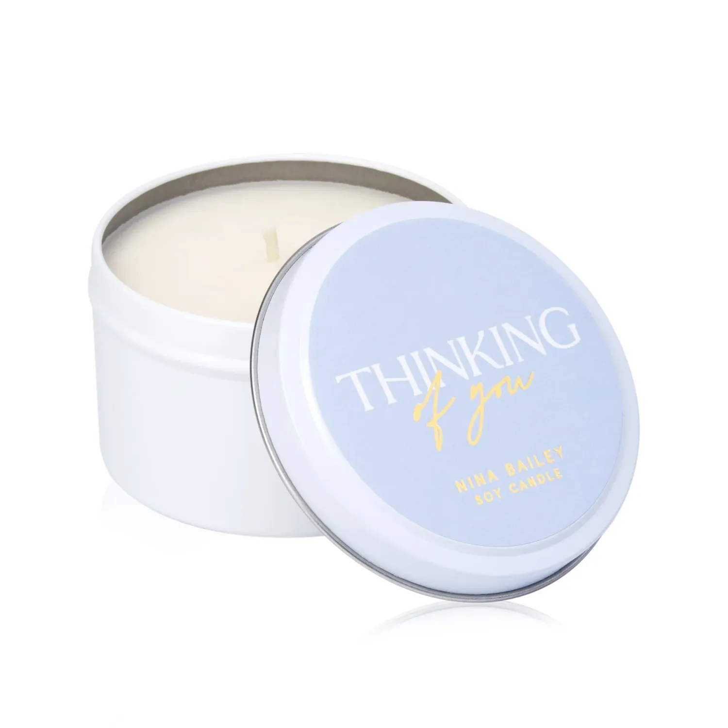 NINA BAILEY Thinking Of You Candle Tin 220g- Lychee Peony