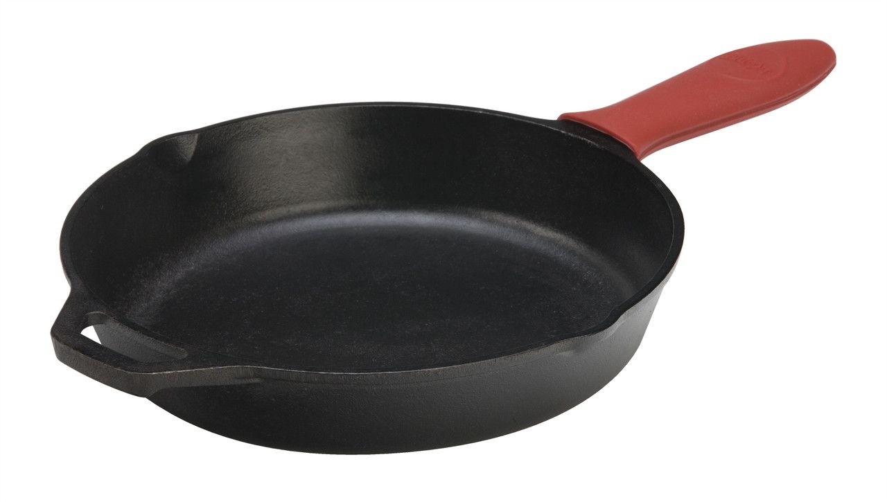 LODGE 12 Inch Cast Iron Skillet with Helper Handle