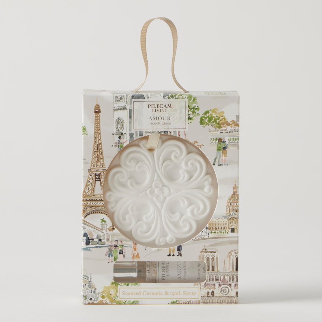 PILBEAM LIVING Amour Scented - Ceramic Disc - French Linen