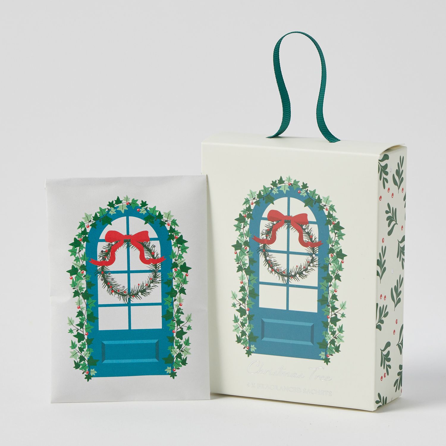 PILBEAM LIVING Seasons Greetings Set Of 4 Mini Sachets - Christmas Tree