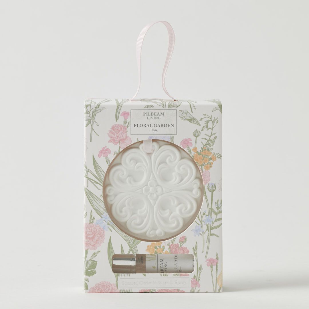 PILBEAM LIVING Floral Garden Scented - Ceramic Disc - Rose