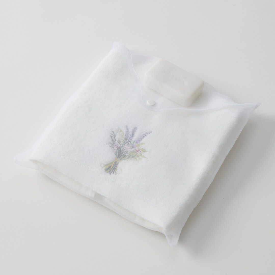 PILBEAM LIVING Floral Garden Hand Towel &amp; Soap In Organza Bag
