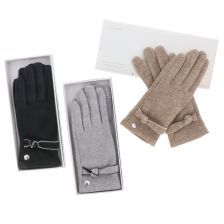 EQUILIBRIUM Knotted Trim Gloves - Assorted. Design