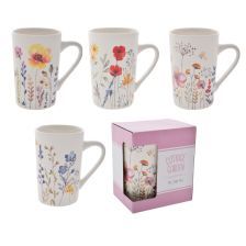 GIBSONS GIFTS Floral Mugs Assorted. Design