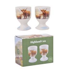 MACNEIL Highland Cow Egg Cups Set