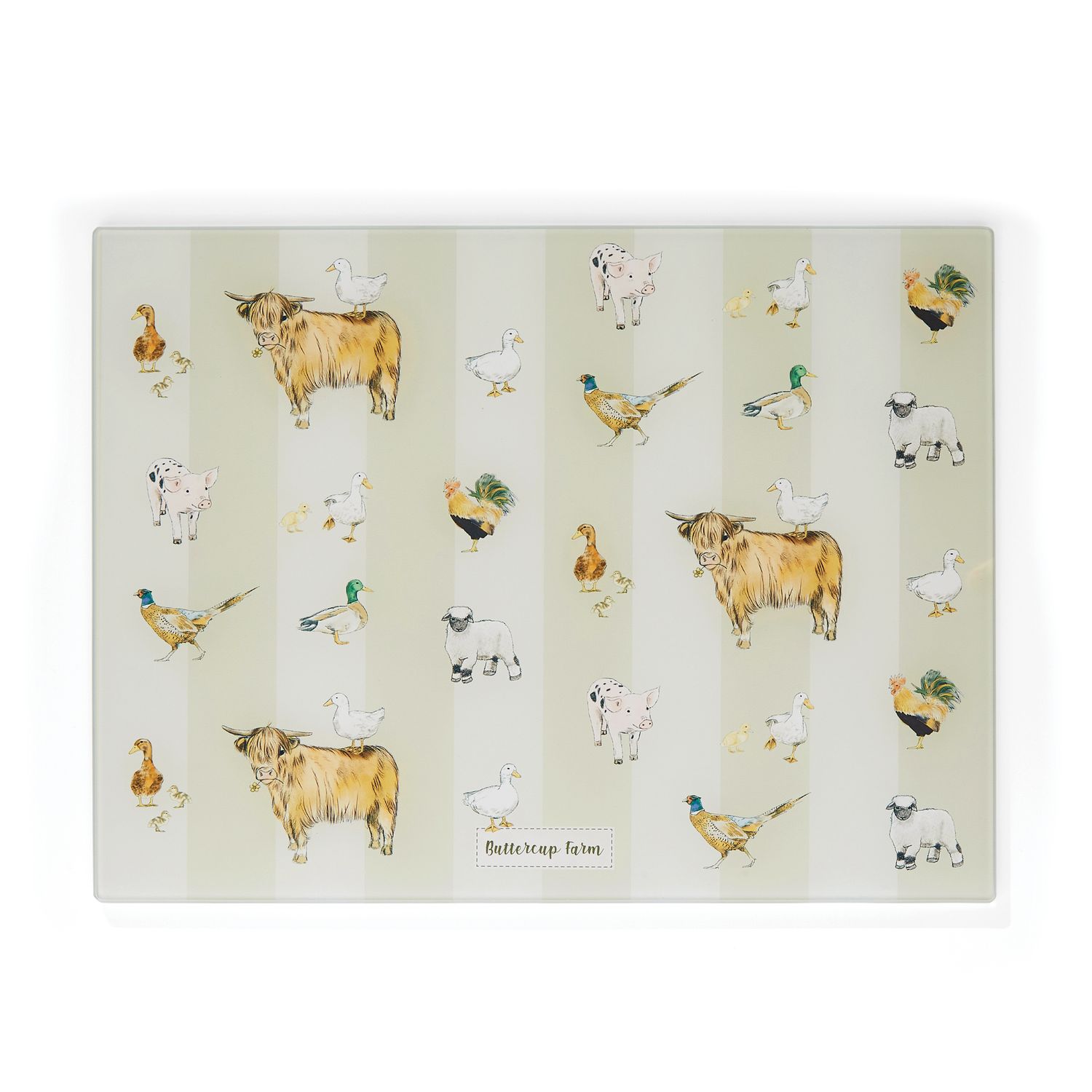 COOKSMART Buttercup Farm - Glass Worktop Saver