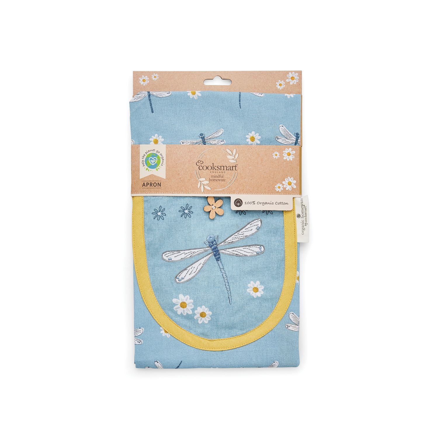 COOKSMART English Meadow - Apron Organic Cotton (GOTS)