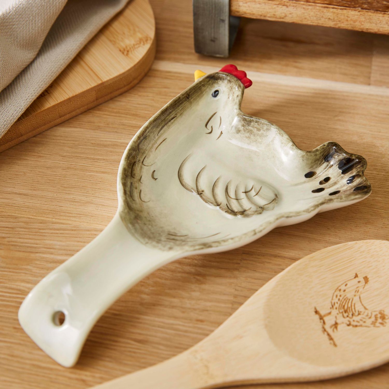 COOKSMART Hen House Lane - Large Spoon Rest
