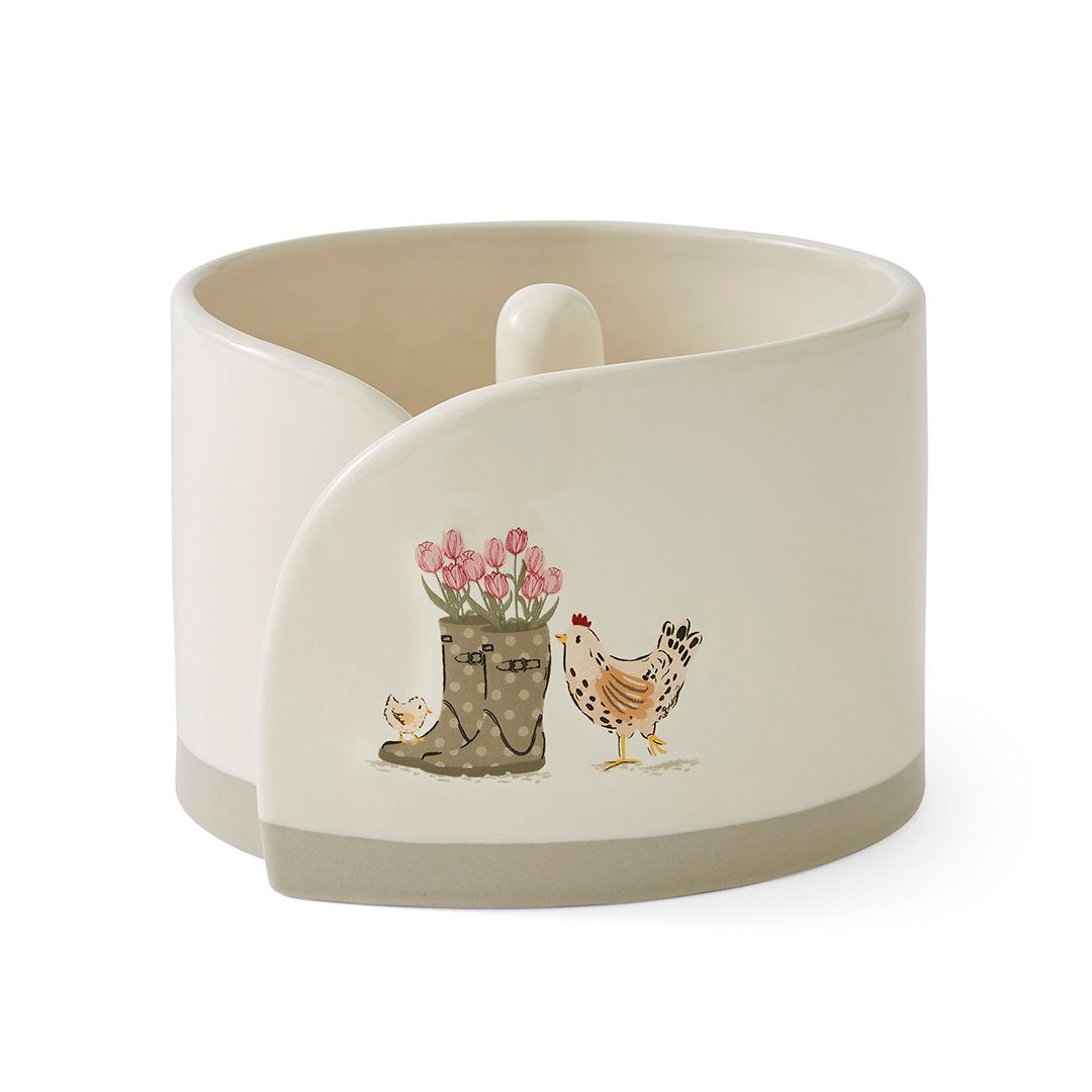 COOKSMART Hen House Lane - Kitchen Roll Holder