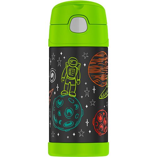 THERMOS FUNtainer Vacuum Insulated Drink Bottle - Astronaut - 355 ml - DISC