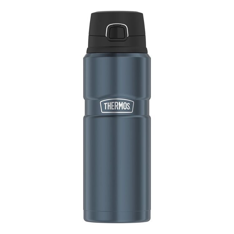 THERMOS Stainless King Vacuum Insulated Bottle with Flip Lid - Slate - 710 ml