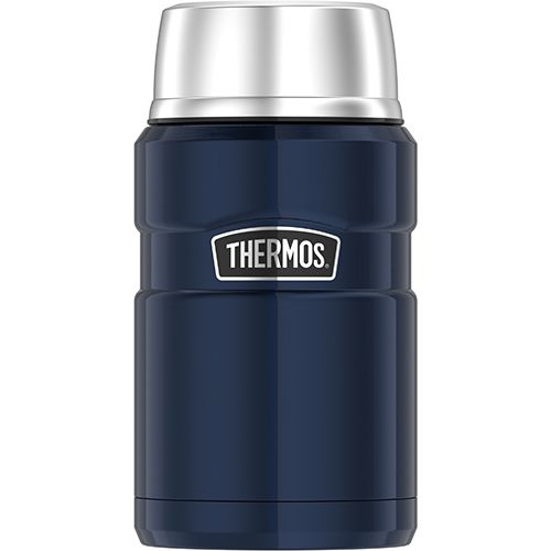 THERMOS Stainless King Vacuum Insulated Food Jar - Midnight Blue - 710 ml