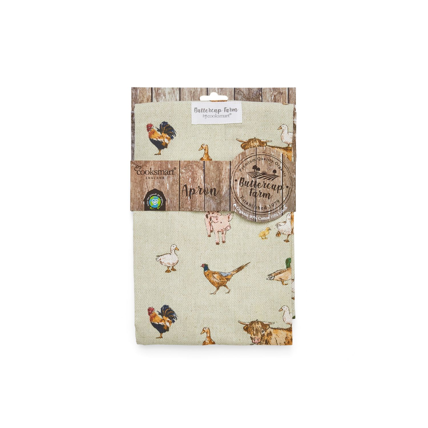 COOKSMART Buttercup Farm - Apron - Organic Cotton
