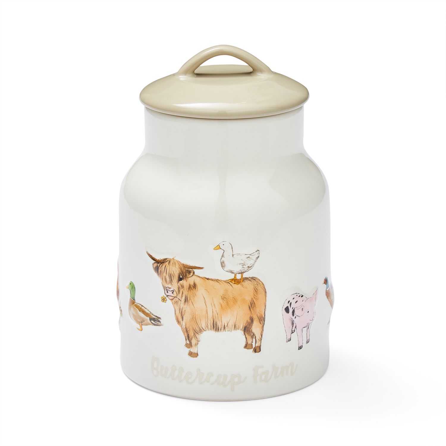 COOKSMART Buttercup Farm - Ceramic Large Canister