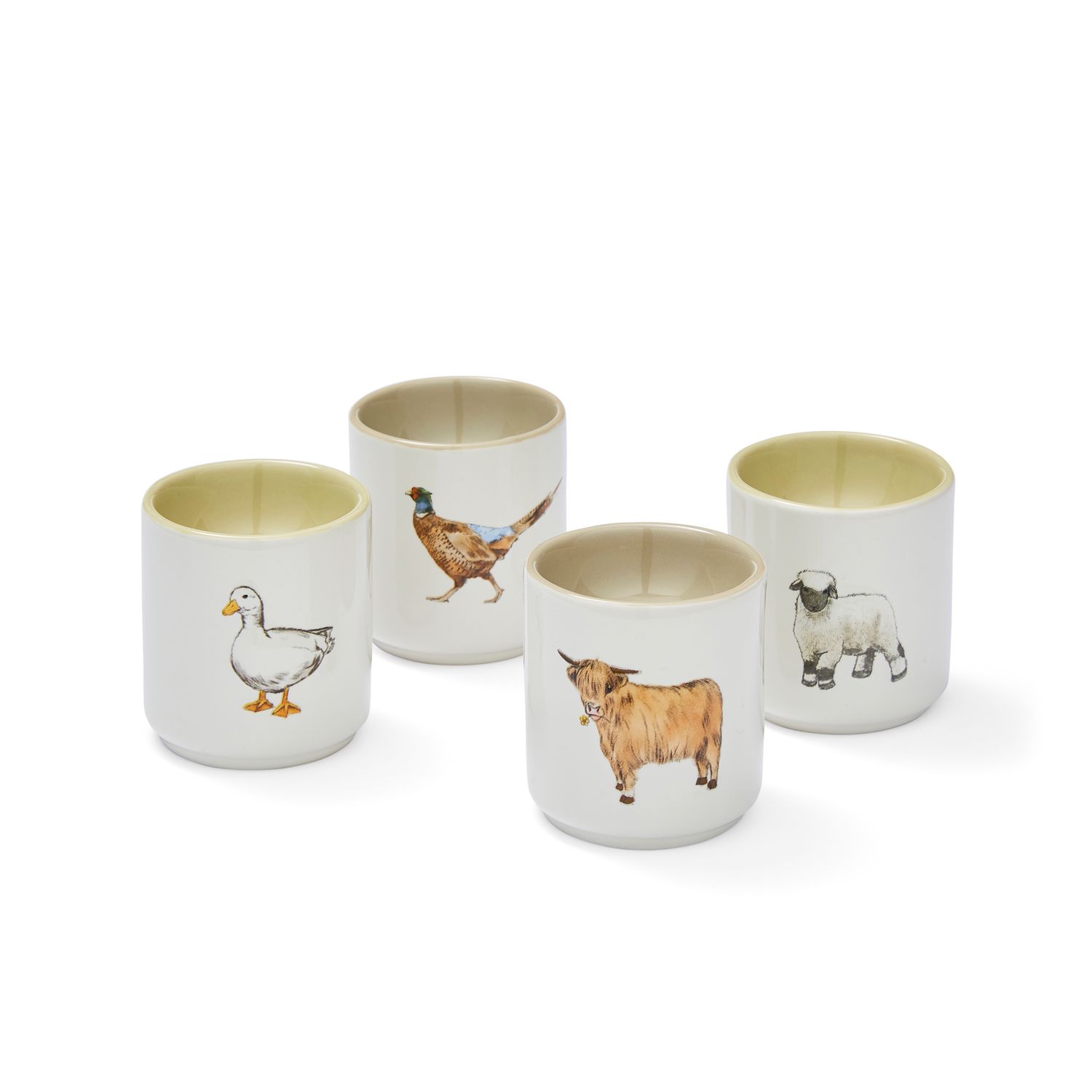 COOKSMART Buttercup Farm - Set of 4 Stackable Egg Cups