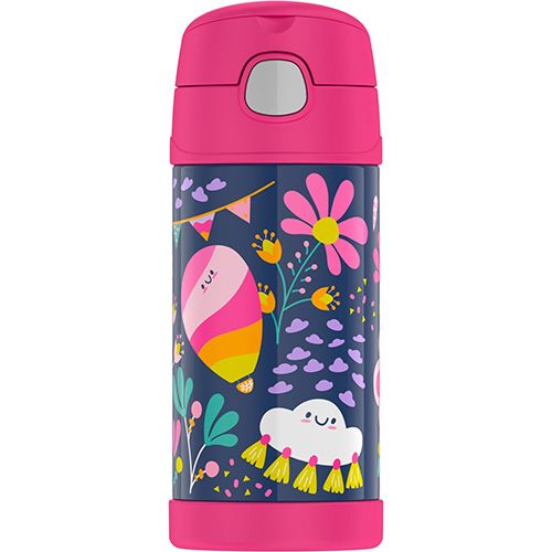 THERMOS FUNtainer Vacuum Insulated Drink Bottle - Whimsical Cloud - 355 ml - DISC