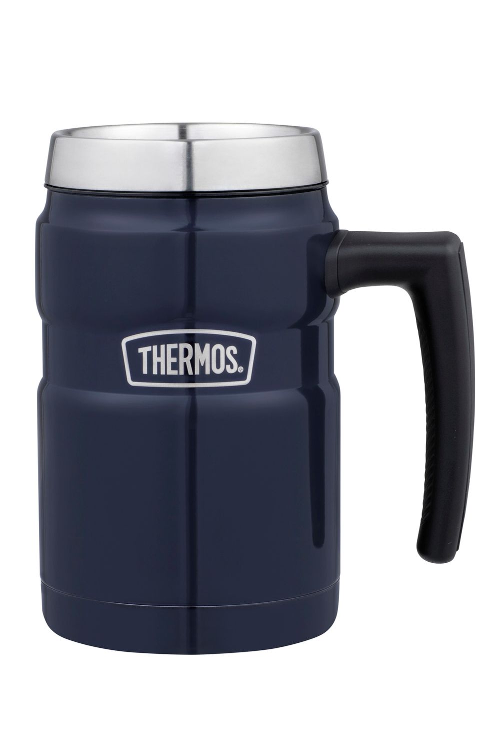 THERMOS Stainless King Stainless Steel Vacuum Insulated Camping Mug - Midnight Blue - 470 ml
