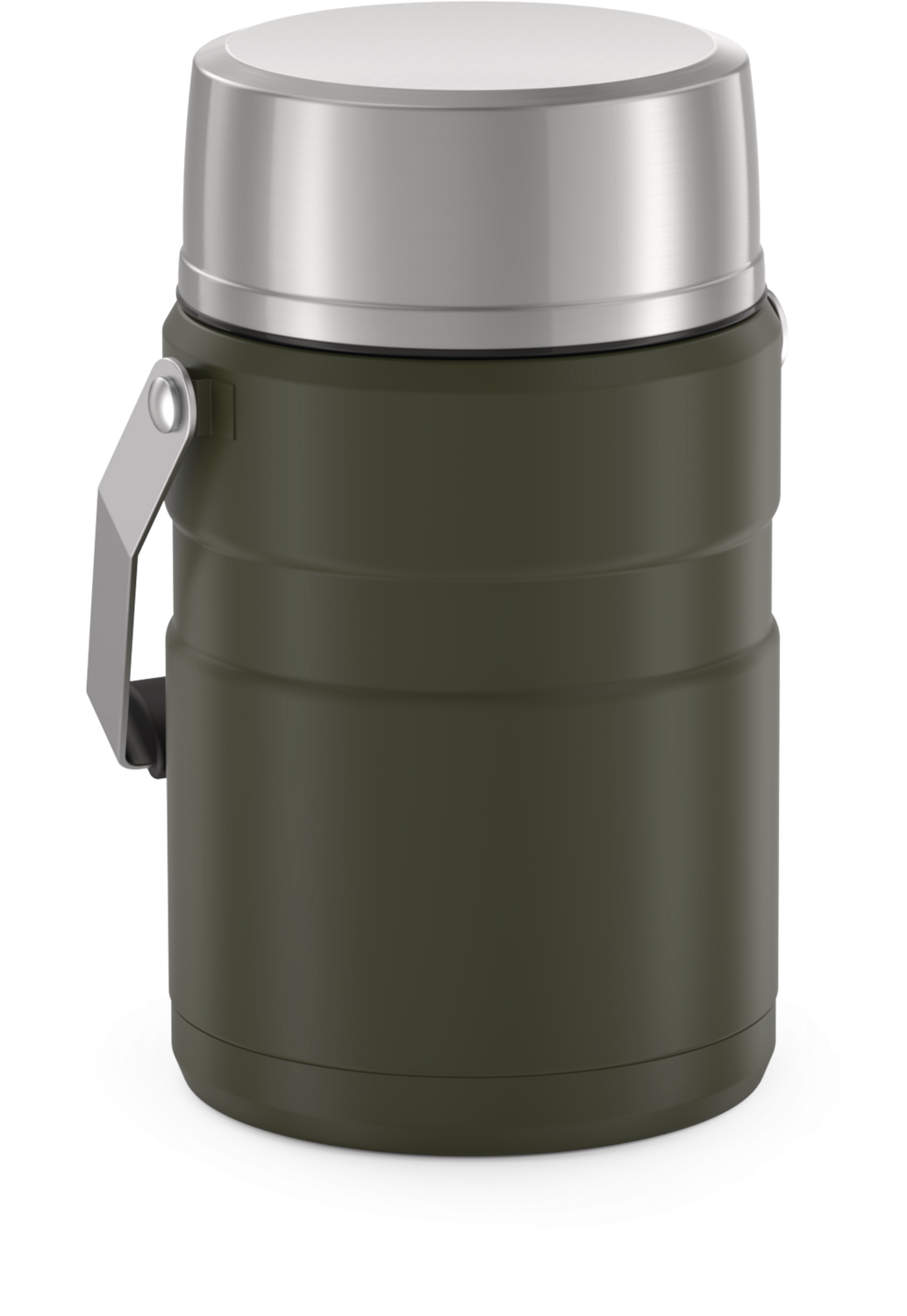 THERMOS Stainless King Big Boss Stainless Steel Food Jar - Matte Army Green - 1.39 L