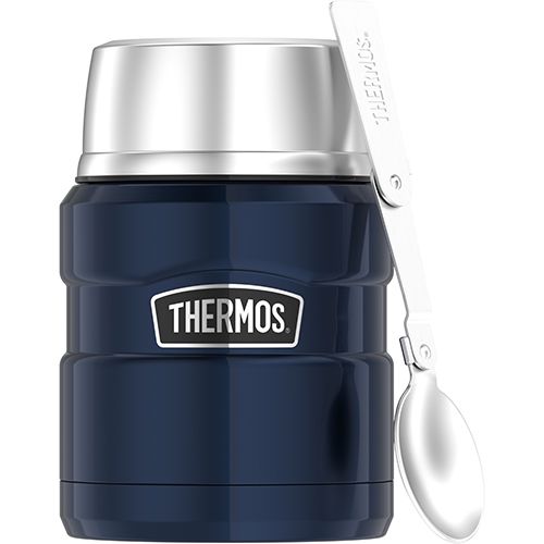 THERMOS Stainless King Vacuum Insulated Food Jar - Midnight Blue - 470 ml